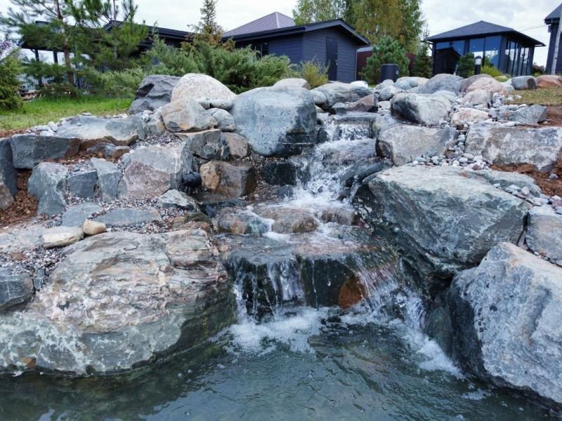 Строительство прудов, водопадов и ручьев
