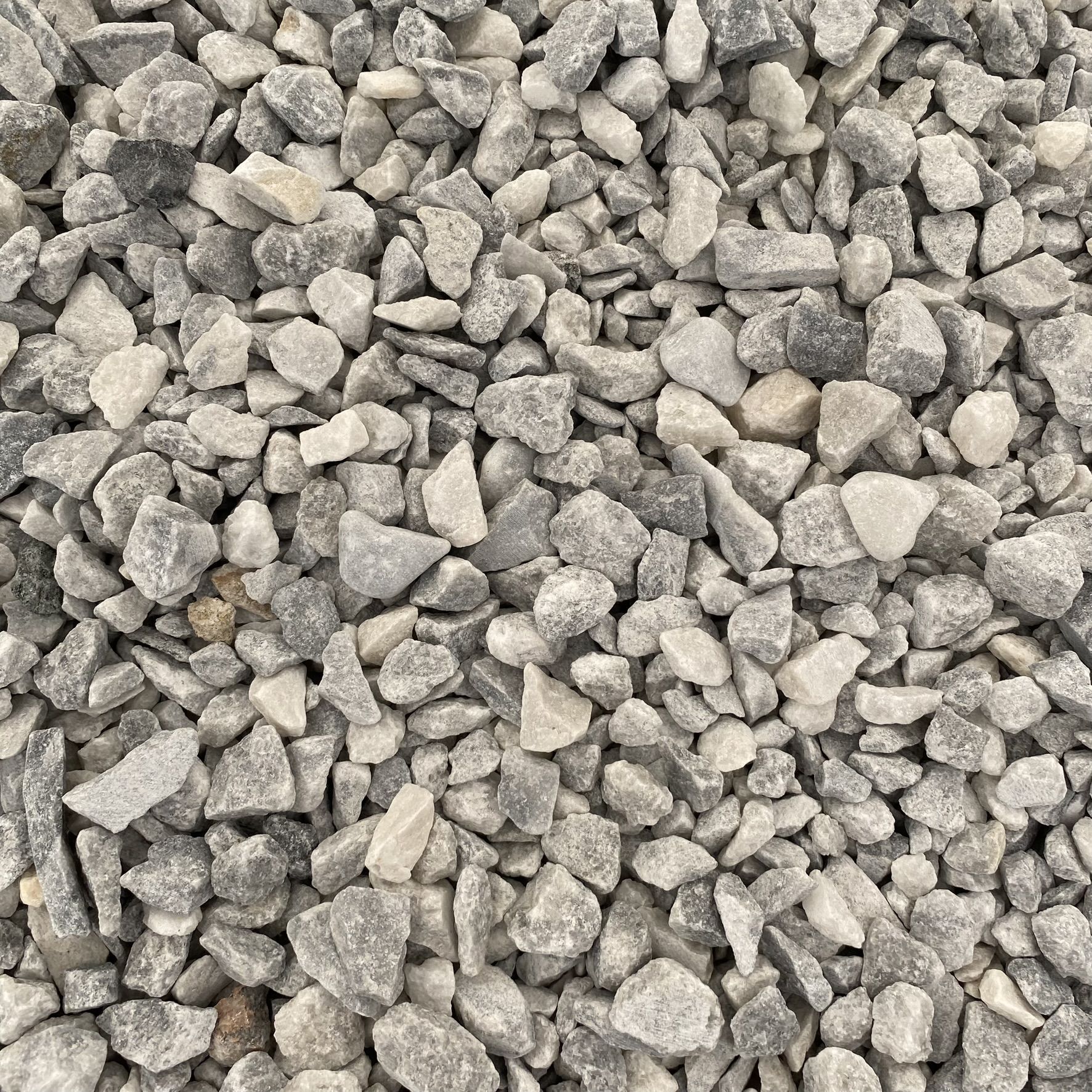 Каменная микрокрошка серо-голубая фр. 3-5 мм для каменного ковра