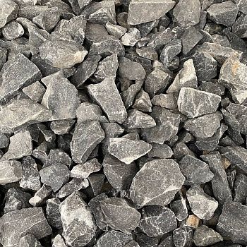 Мраморная крошка черная фр. 20-40 мм