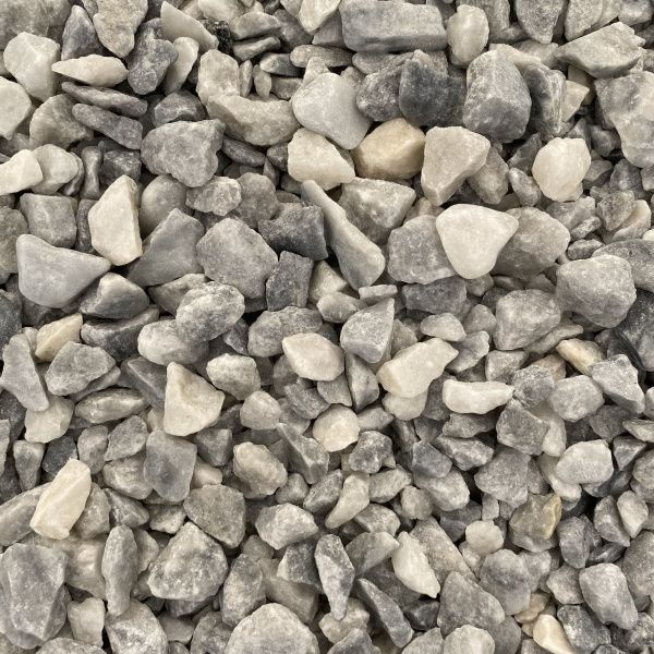 Каменная крошка серо-голубая фр. 5-10 мм (мешок 25 кг) для каменного ковра