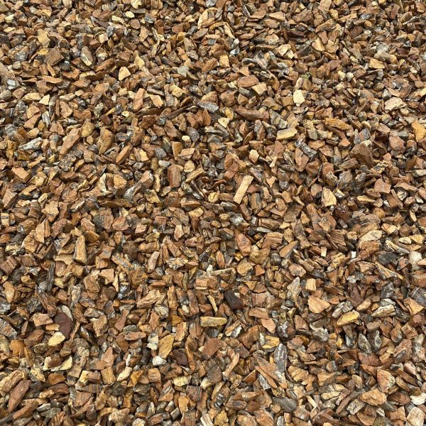 Каменная микрокрошка "Кора дерева" фр. 3-5 мм (мешок 25 кг) для каменного ковра