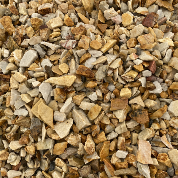 Каменная крошка кварцит "Кремовый" фр. 10-20 мм