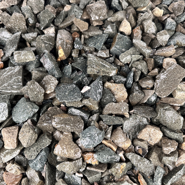 Каменная крошка зеленая фр. 20-40 мм