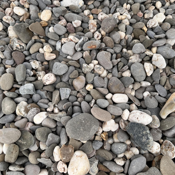 Галька морская коричневая фр. 20-50 мм