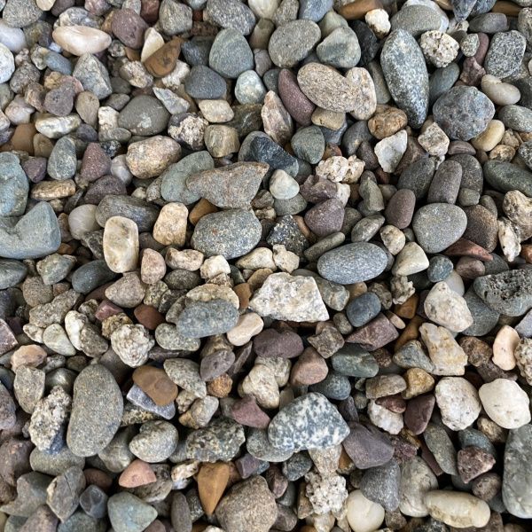 Галька речная "Микс" фр. 5-10 мм (мешок 25 кг) для каменного ковра
