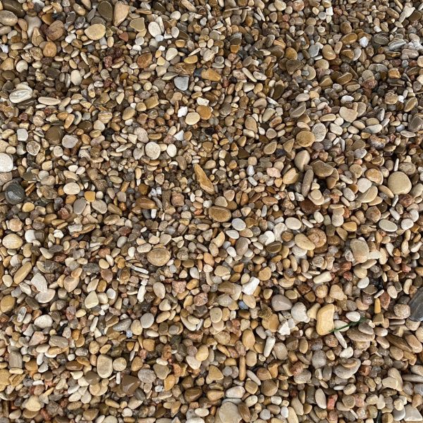 Галька каспийская "Медовая" фр. 3-5 мм (мешок 25 кг) для каменного ковра