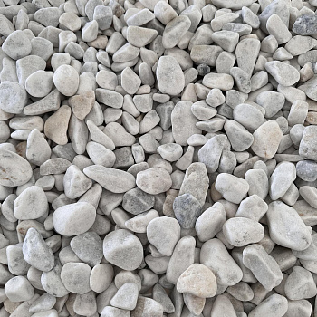 Галька мраморная белая фр. 20-40 мм