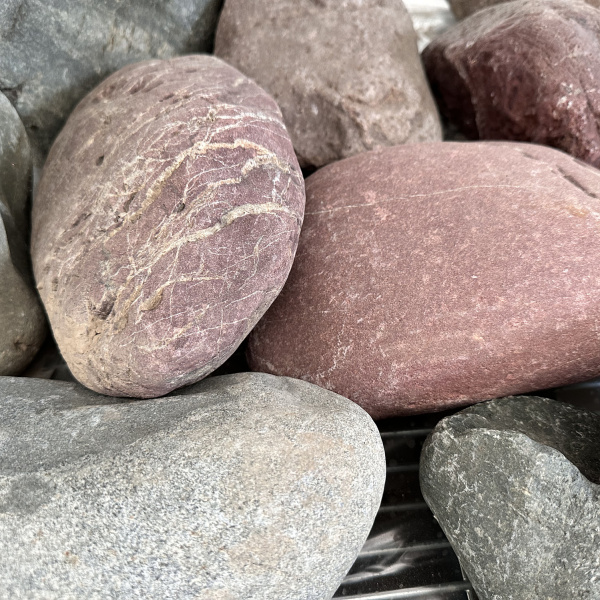 Галька речная разноцветная фр. 100-200 мм