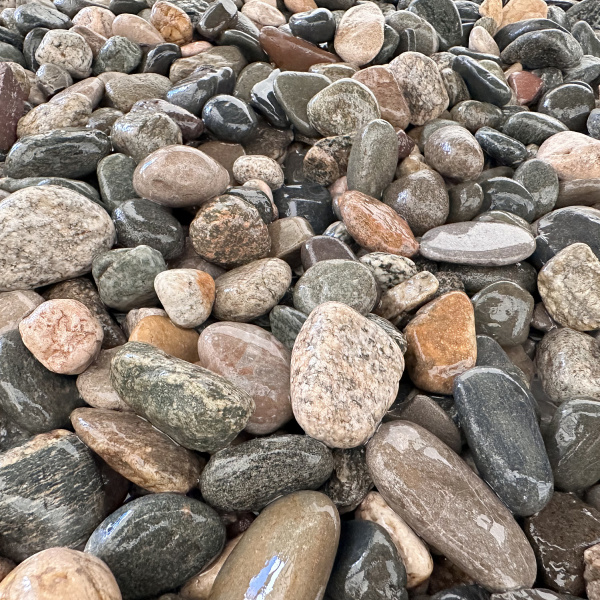 Галька речная серая фр. 20-40 мм