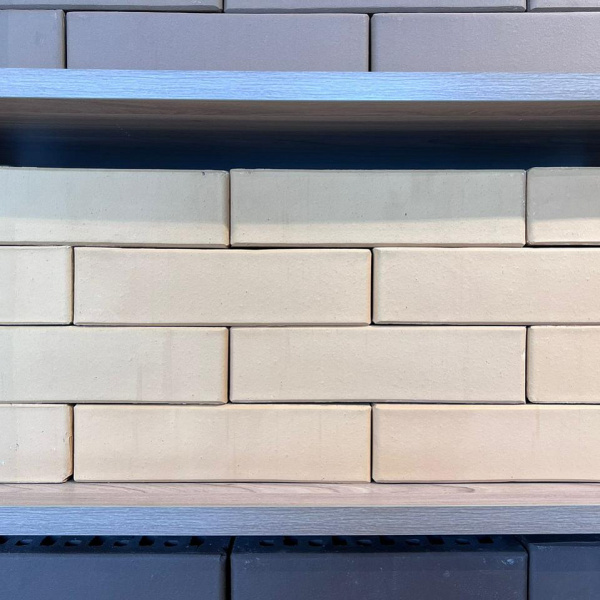 Кирпич облицовочный Терекс Слоновая кость гладкий 1нф