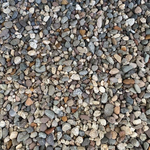 Галька речная "Микс" фр. 3-5 мм (мешок 25 кг) для каменного ковра