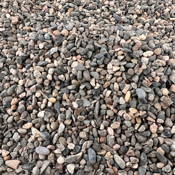 Галька речная бело-синяя фр. 5-10 мм