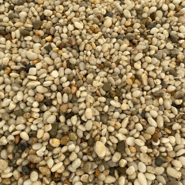 Галька речная кварцевая "Жемчужина" фр. 3-5 мм для каменного ковра