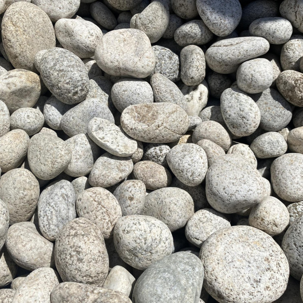 Галька речная белая "Альбинос" фр. 20-40 мм