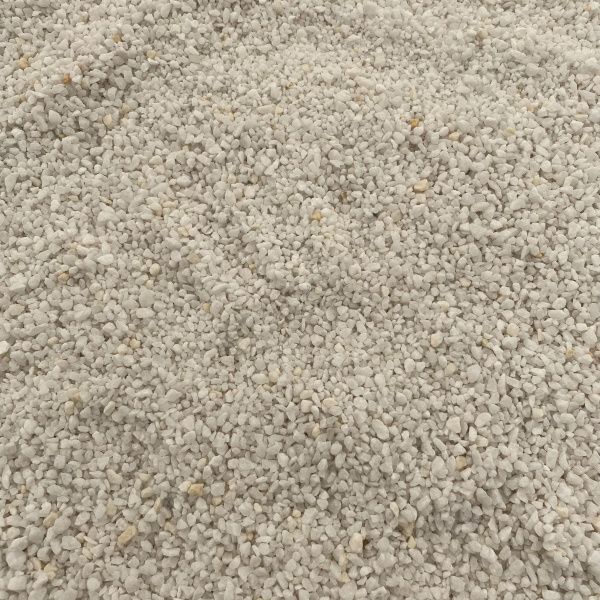 Мраморная микрокрошка супербелая фр. 3-5 мм для каменного ковра