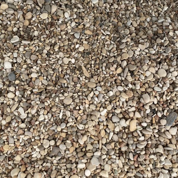 Галька каспийская "Медовая" фр. 3-5 мм для каменного ковра